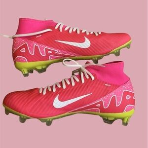 NIKE Air Zoom Mercurial Superfly 9 Academy Custom Soccer Cleats | W Size 9.5